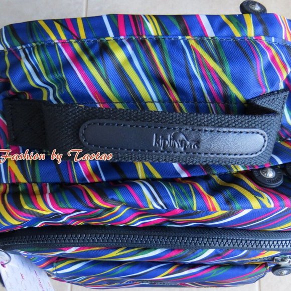 New Kipling Sanaa Wheeled Backpack w Furry Monkey - Picture 5 of 8